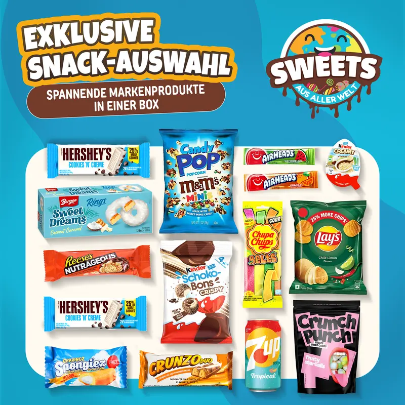 Amerikanische Süßigkeiten Box XL - Leckere USA Snacks von Sweets aus aller Welt - Image 4